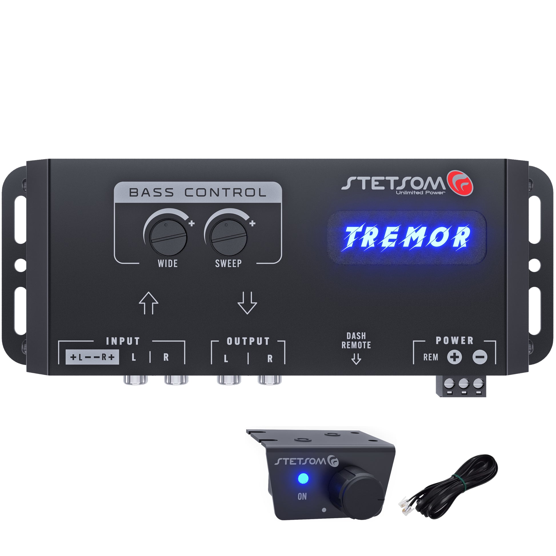 Stetsom TREMOR STT42 Bass Restoration Processor + Tremor Control + 5m / 16ft Cable for Tremor Control