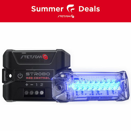 Stetsom STROBO STR04 - 1 central unit + 4 headlights, app-controlled