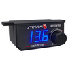 Stetsom 4in1 Universal Bass Knob Gain Control + Voltmeter + On/Off Switch + High to RCA Input Converter, Blue LED Display, One Touch On/Off Display, Continuous Touch On/Off Amplifier