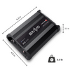 Stetsom Bravo HQ 800.4 Multichannel Car Audio Digital Amplifier - 2 Ohms Stable - 800 Watts RMS 4 Independent Channels