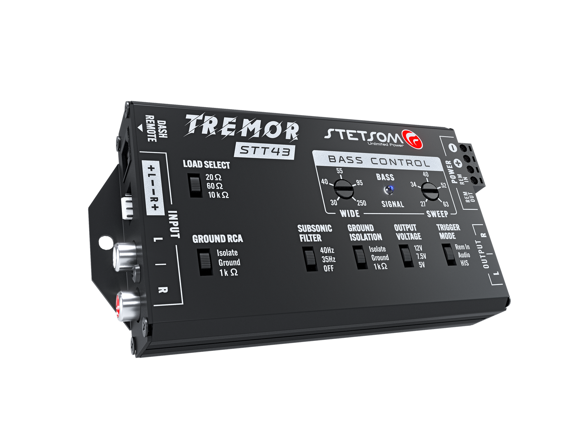 Stetsom STT43 Tremor PRO - Bass Restoration Digital Processor with Bass knob & 16.4 RJ11 Cable