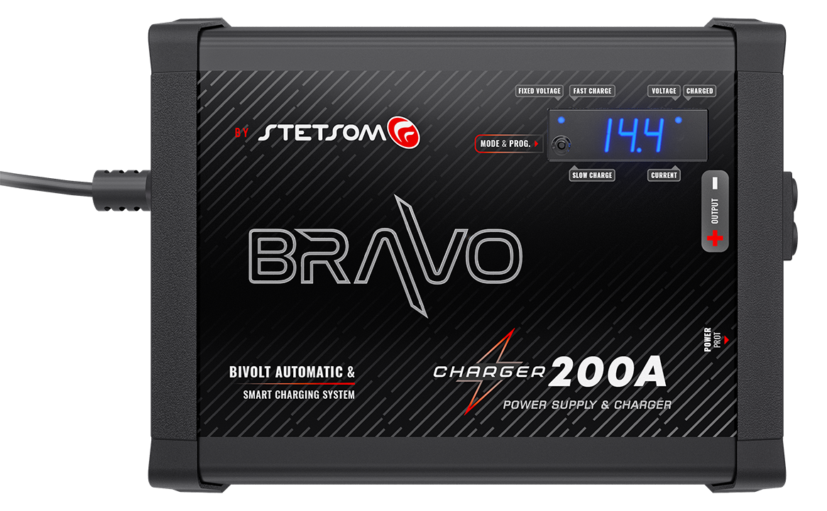 Stetsom BRAVO Charger 200A Power Supply Smart Charging