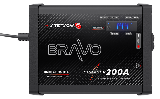 Stetsom BRAVO Charger 200A Power Supply Smart Charging