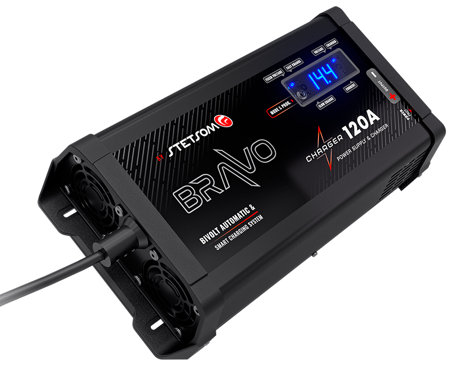 Stetsom BRAVO Charger 120A Power Supply Smart Charging