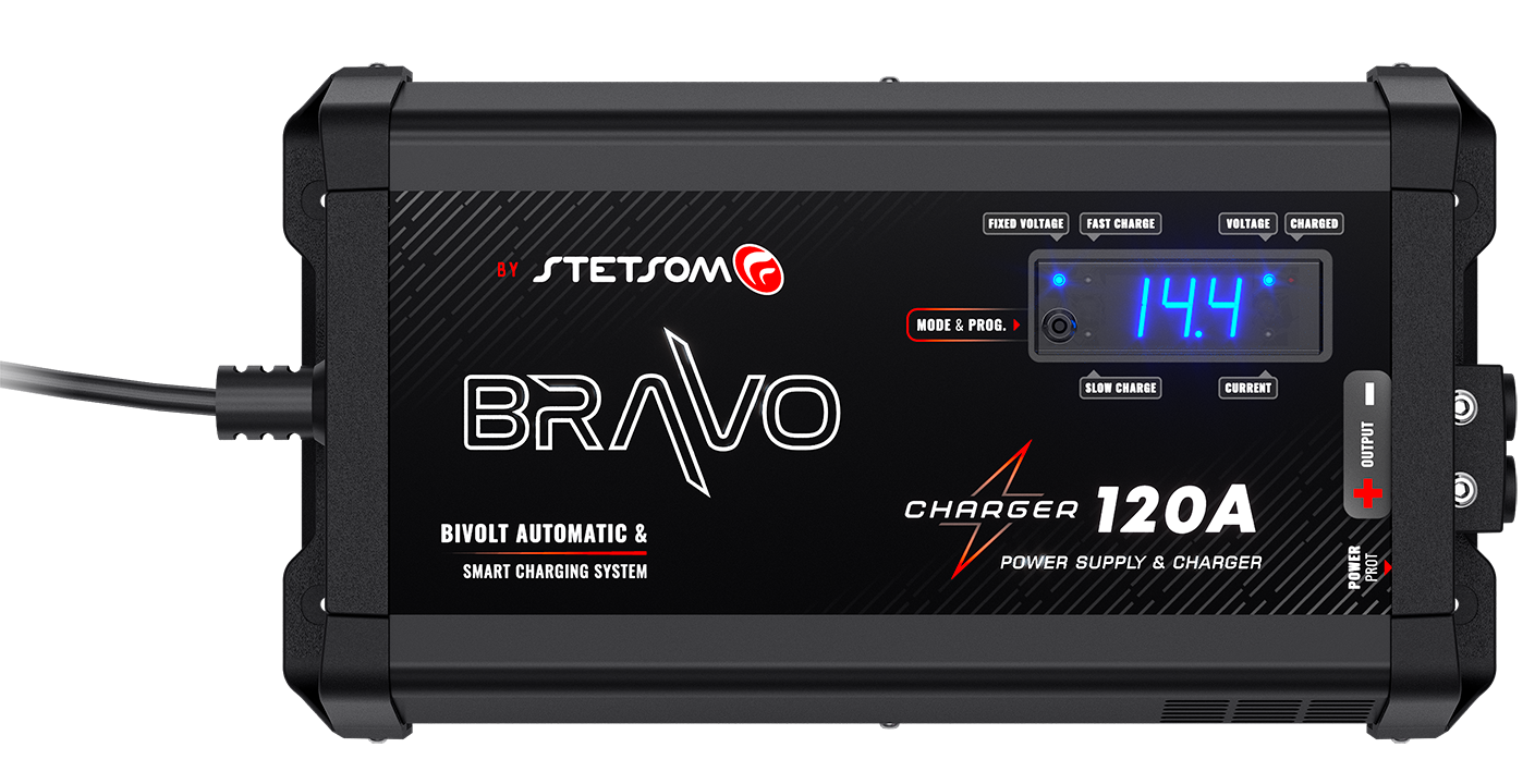 Stetsom BRAVO Charger 120A Power Supply Smart Charging