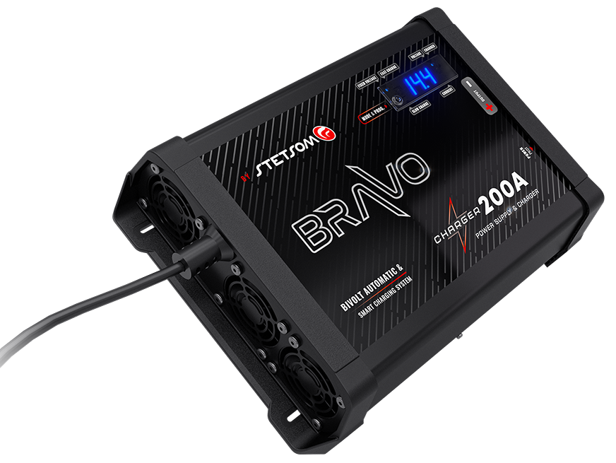 Stetsom BRAVO Charger 200A Power Supply Smart Charging