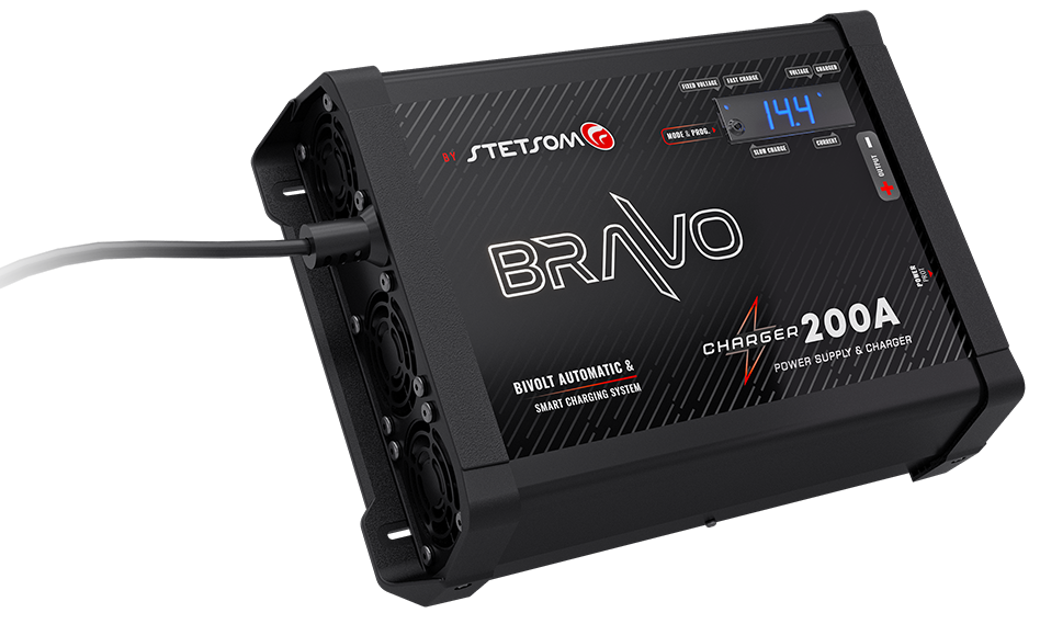 Stetsom BRAVO Charger 200A Power Supply Smart Charging