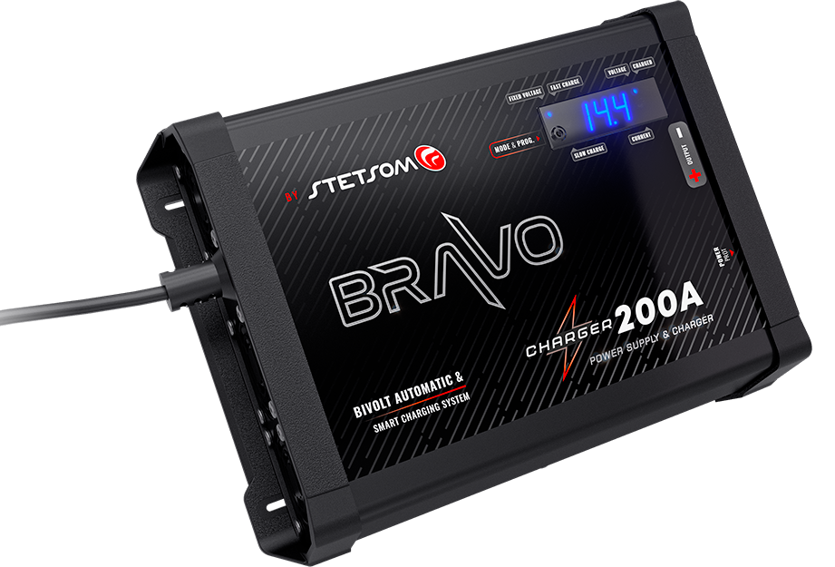 Stetsom BRAVO Charger 200A Power Supply Smart Charging