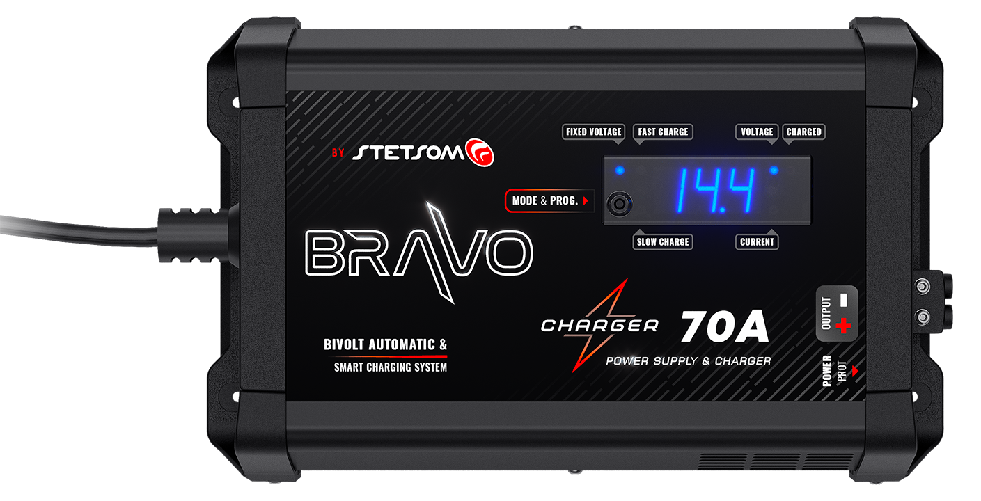 Stetsom BRAVO Charger 70A Power Supply Smart Charging