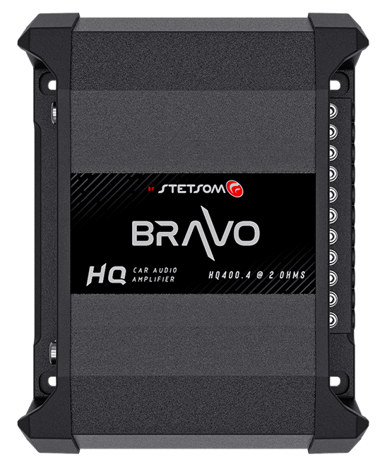 Stetsom Bravo HQ 400.4 Multichannel Car Audio Digital Amplifier - 2 Ohms Stable 4 Channel