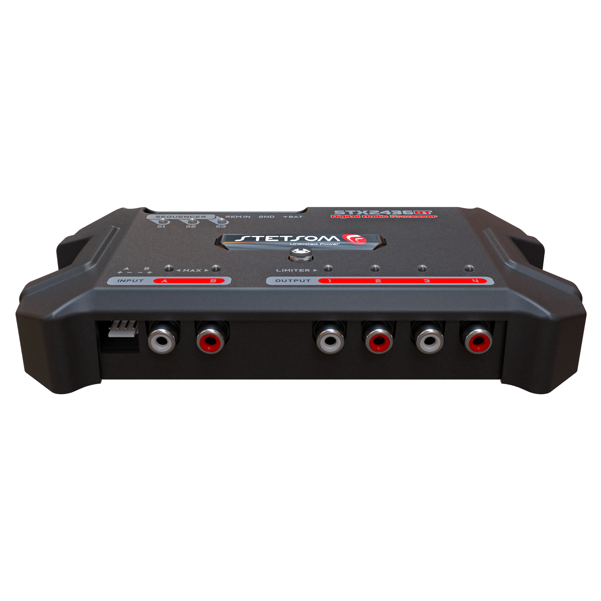 Stetsom STX 2436 Bluetooth DSP Crossover & Equalizer 4 Output Channel Full Digital Signal Processor 2.4