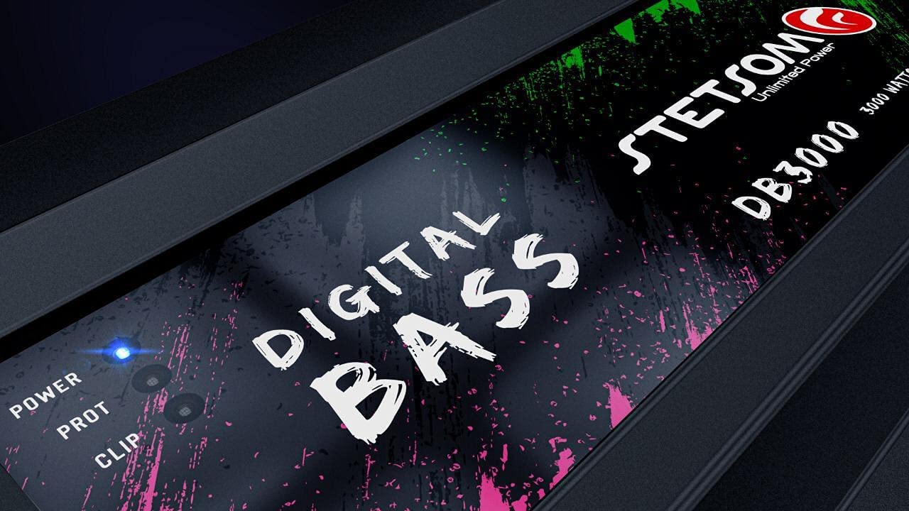 Stetsom DB 3000 DIGITAL BASS Amp 3K Watts RMS Car Audio Class D Mono Amplifier