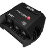 Amplificador multicanal digital compacto Stetsom IR 400.4 de 4 canales y 400 W de rango completo 