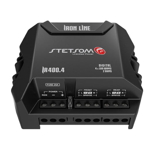 Stetsom IR 400.4 Compact Digital Multi Channel Amplifier 4 Channels 400 W Full Range (DISCONTINUED)