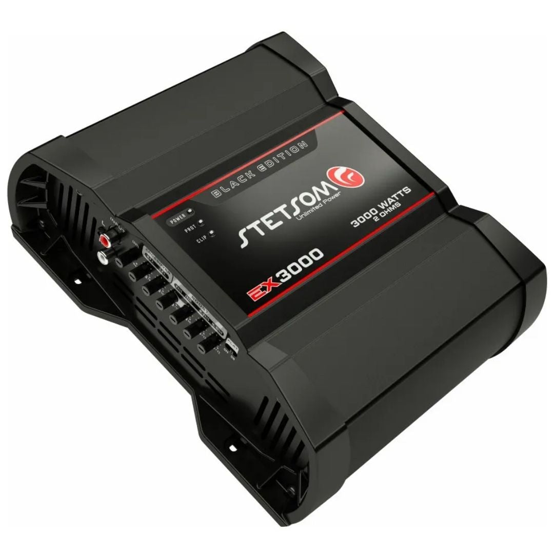 Stetsom EX 3000 Black Edition Mono 1 Channel Digital Amplifier Class D 3k Watts RMS (DISCONTINUED)