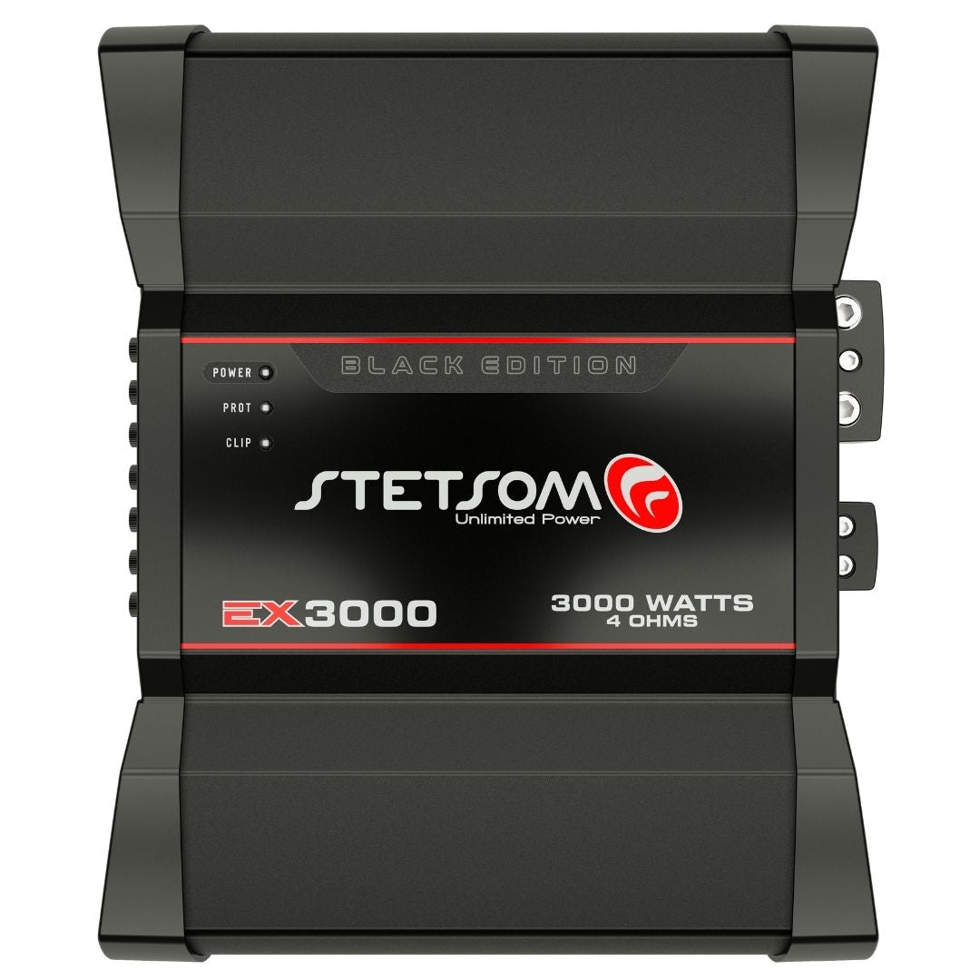 Stetsom EX 3000 Black Edition Mono 1 Channel Digital Amplifier Class D 3k Watts RMS (DISCONTINUED)