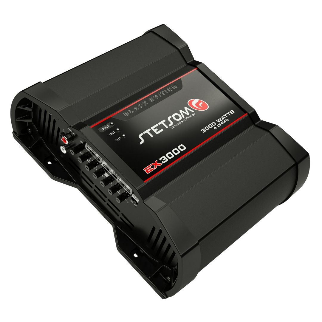 Stetsom EX 3000 Black Edition Mono 1 Channel Digital Amplifier Class D 3k Watts RMS (DISCONTINUED)