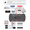 Stetsom STX 2436 Bluetooth DSP Crossover & Equalizer 4 Output Channel Full Digital Signal Processor 2.4