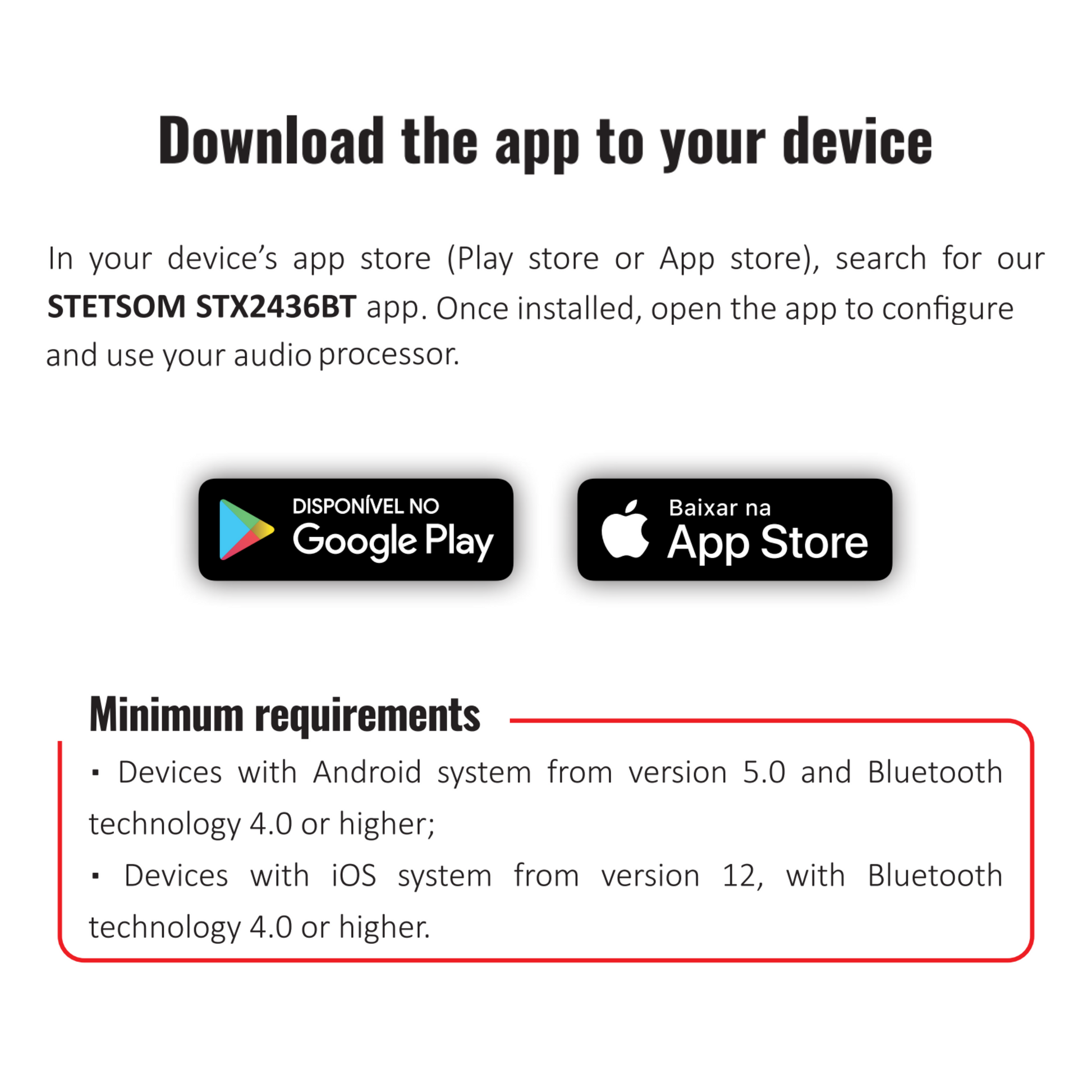 Stetsom STX 2436 Bluetooth DSP Crossover & Equalizer 4 Output Channel Full Digital Signal Processor 2.4