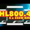 Stetsom HL 800.4 Class D Full Range Amplifier 4 Channel 800 Watts (DISCONTINUED)